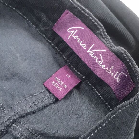 Gloria Vanderbilt Corduroy Women Jeans Size 10 - Picture 7 of 10